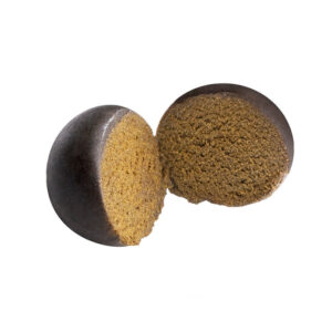 Premium Tremblant Cannabis Hashish in a professional glass jar, displaying a rich, dark, and malleable resin texture.