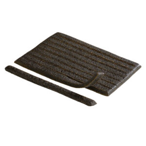 Shred X Mother Pucker Peach Rip-Strips 2g hash sheet showing pre-cut sections for easy rolling. Buy Mother Pucker Peach Rip-Strips Online