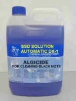 Bottle of Chemical Solution Automatic Dx-1 Liquid for professional currency and document restoration.