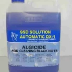 Bottle of Chemical Solution Automatic Dx-1 Liquid for professional currency and document restoration.
